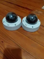 (2) AXIS Communication Security Surveillance Cam Camera Untested For Parts