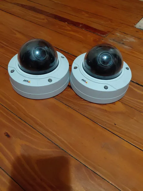 (2) AXIS Communication Security Surveillance Cam Camera Untested For Parts