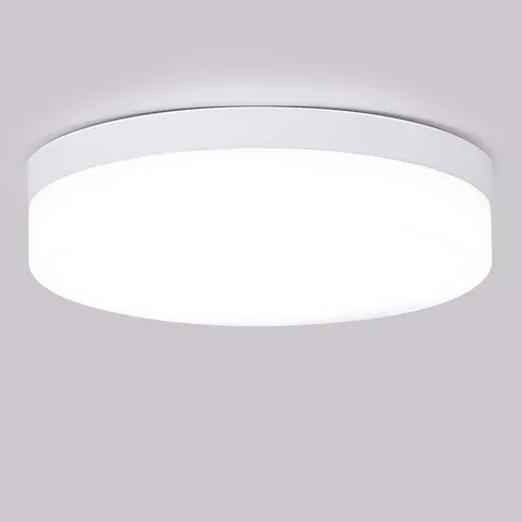 DLLT 12W LED Flush Mount Ceiling Light, 4.72" Flat 12W-No dimmable,