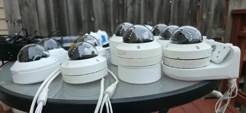 Sec Sys Bundle: Speco 16-Ch 4TB AI NVR, 12 Speco 2MP PoE Cams, 4 Night Owl Cams
