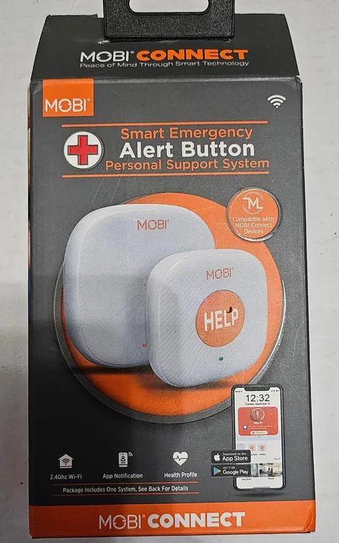 MOBI Smart Emergency Alert Button Personal Support System 70278 New