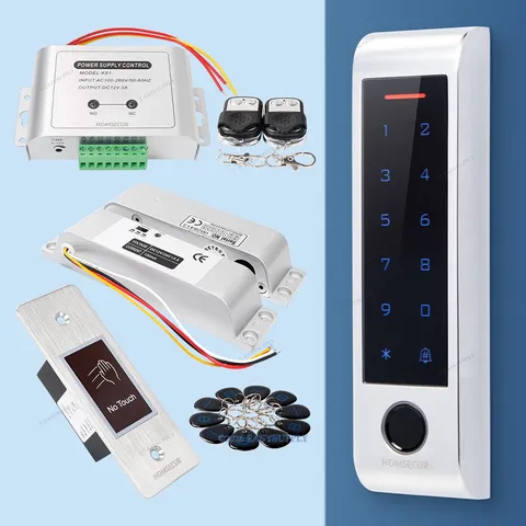 HOMSECUR IP66 APP WIFI RFID Access Control Set Surface Mount Drop Bolt Lock