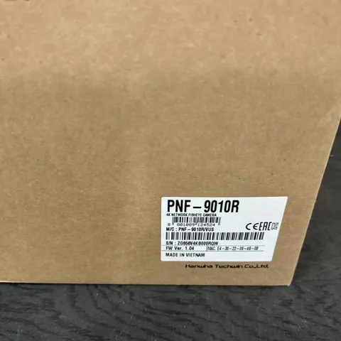 Hanwha Wisenet PNF-9010R 12MP 360° Fisheye IP Camera New Open Box PoE