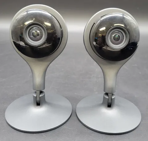*AS-IS* GOOGLE NEST CAM WIRED SECURITY CAMERA W/STAND A0160 Lot Of 2 *UNTESTED*