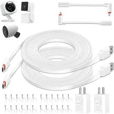 20 FT/6M Power Adapter and Charging Cable for Wyze Cam V4, Wyze Cam Pan V3, Wyze