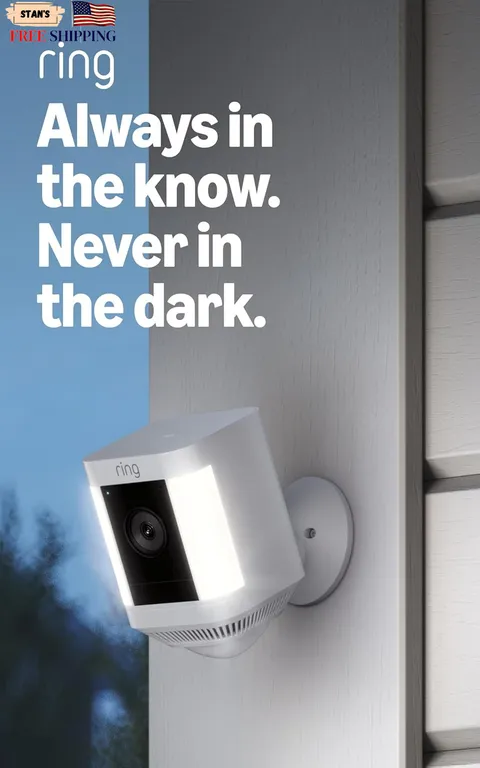Spotlight Cam Plus Solar Two-Way Talk Color Night Vision and Security Siren