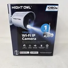 Night Owl 1080p Wi-Fi HD IP Spotlight Cam - 2-Way Audio -WHITE - WNP2LBU