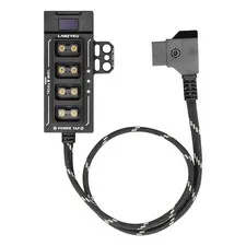 Hot-swap Metal OLED P-Tap D-Tap Hub Power Tap Splitter with Voltage and Watt ...