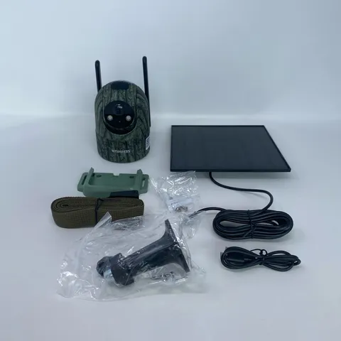 SEHMUA TC18 4G LTE Solar PTZ Security Camera, Camo Green