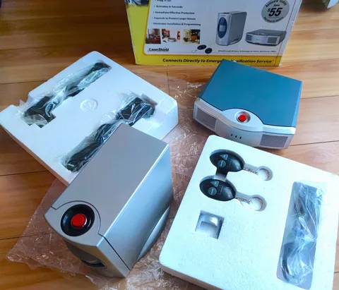 LaserShield Instant Security System Plug N Go Professional Monitoring NOS