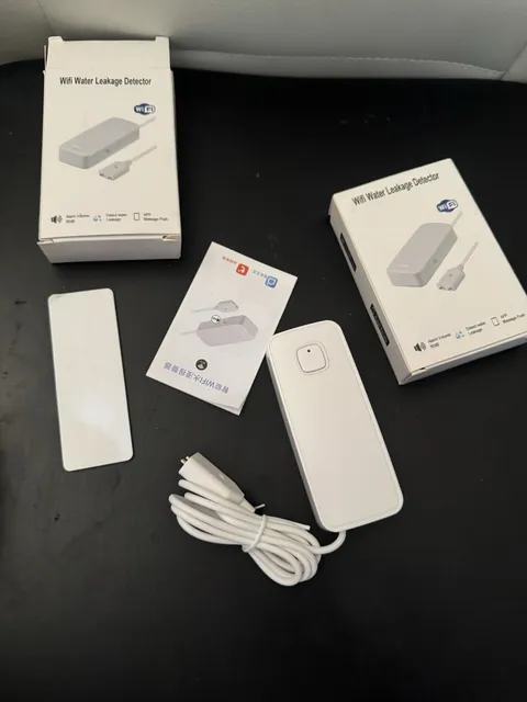 2 lot wifi water leakage detector need AA battery 2 pack tuya, smart