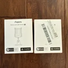 2 Open box Aqara Motion and Light Sensor P2, Detector with Sensor, white