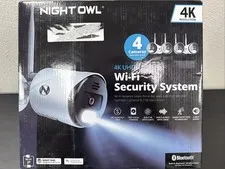 Night Owl CL-BT8WN-14L Wi-Fi Bluetooth NVR with 4 Surveillance Cameras