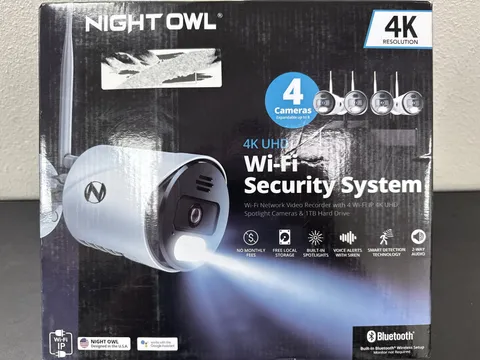 Night Owl CL-BT8WN-14L Wi-Fi Bluetooth NVR with 4 Surveillance Cameras