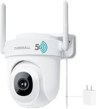 2.5K Wired Cameras for Home Security, 2.4G/5G Wifi Outdoor Camera, 5MP, 24/7 Rec