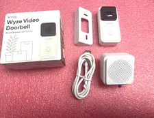 MINT Wyze Video Doorbell Camera Weatherproof Night Vision WVDB1WC1