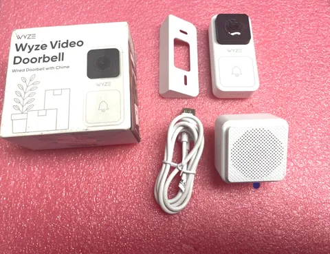 MINT Wyze Video Doorbell Camera Weatherproof Night Vision WVDB1WC1