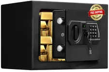 Caja Fuerte De Seguridad Cajas Fuertes Digitales Contra Fuego Dinero Con Llave