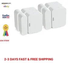Entry Sensor Pack of 4 for Windows and Doors Compatible with Home Security