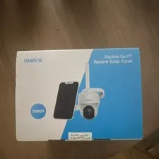 Reolink Go PT 1080P 4G LTE Wireless PTZ Camera + Solar Panel, White