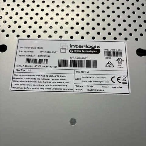 Interlogix TruVision DVR 15HD