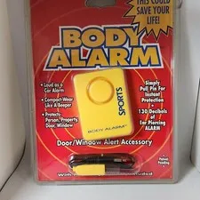 NEW Yellow Body Multi Purpose Ear Piercing Alarm DAC Technologies ALR112-A 130dB