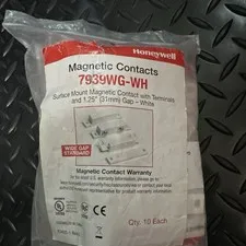 Honeywell 7939WG-WH Wired Indoor Surface Mount Door Sensor, White (10 Pack)