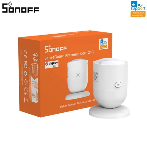 SONOFF Human Presence Sensor with 24GHz mmWave Radar, Smart Zigbee Motion Sensor