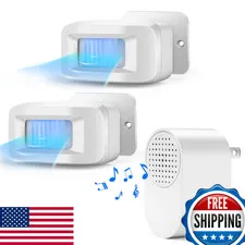 Freetim Driveway Alarm Motion Sensor - Driveway Alarms Wireless Outside