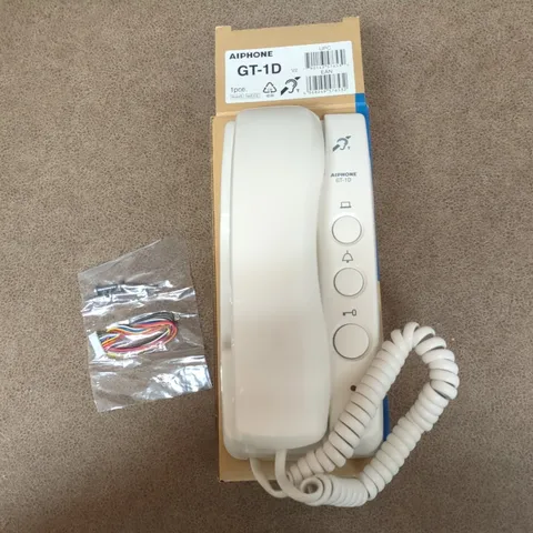 AIPHONE GT-1D Audio Tennant Handset,3-1/2"Wx7-55/64" H