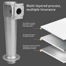 Aluminum Holder Secure Face Recognition Stand Simple Installs for Access Control