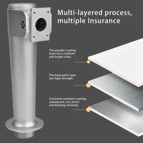 Aluminum Holder Secure Face Recognition Stand Simple Installs for Access Control