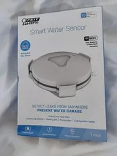 FEIT ELECTRIC - Wi-Fi Smart Water Sensor - White, NEW