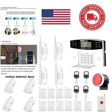 Home Security Alarm System Wireless 99 Zones with Emergency Alert Function