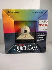 Webcam Connectix Color QuickCam for Macintosh computer desktop Vintage 
