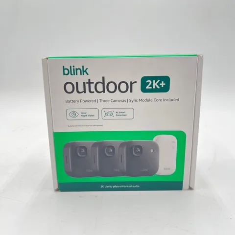 Blink Outdoor 2k+ Security Camera Black New In Box