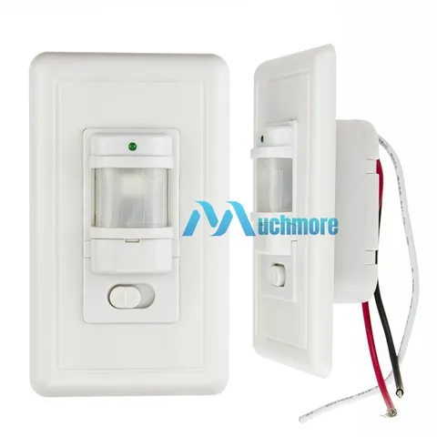 Auto On/Off Sensor Switch Motion Infrared PIR Occupancy Detection Wall LightLamp