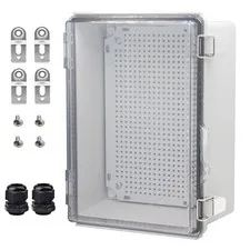 YETLEBOX Waterproof Electrical Box Junction 11.8" x 7.9" x 5.1", Clear