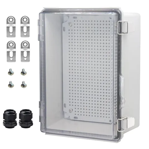 YETLEBOX Waterproof Electrical Box Junction 11.8" x 7.9" x 5.1", Clear