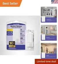 Versatile Indoor Motion Sensor Switch - Ideal for Bathrooms, Garages & More