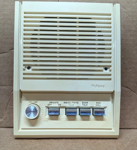 NUTONE IS-405 INTERCOM REMOTE ROOM STATION FOR IM-4006 & IMA4006 UNTESTED