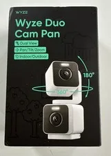 Wyze Duo Cam Pan Indoor/Outdoor IP65 2K 360° Pan/Tilt Smart Home Security Camera
