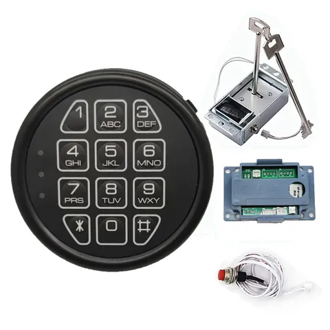 Stack-On Safe Lock Electronic Digital Safe Lock Replacement Solenoid W/ 2 KeyUc