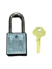 MASTER LOCK, Lockout Padlock, Keyed Different, Thermoplastic, Std Body Size