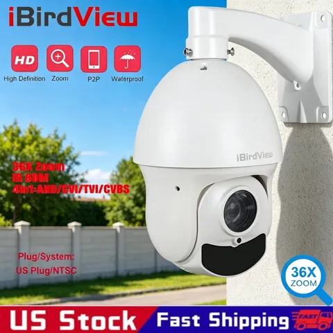 1080P 36X Zoom 4 in1 AHD/CVI/TVI/CVBS RS485/Coaxial Control PTZ Security Camera