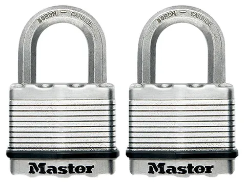 Master Lock Excell™ Laminated Steel 50mm Padlock - 25mm Shackle - Keyed Alike x
