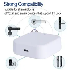 G2 WiFi Gateway for Remote Smart Lock Control TTLock App Device 2.4G Smart HubOA