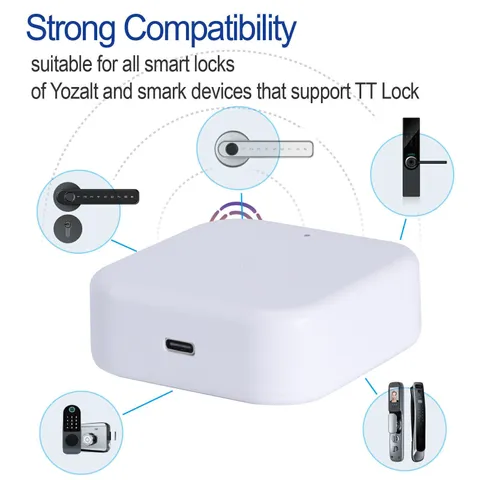 G2 WiFi Gateway for Remote Smart Lock Control TTLock App Device 2.4G Smart HubOA