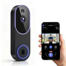 1080P Wireless Video Doorbell Cameras with AI Human Detection & Motion Detect...