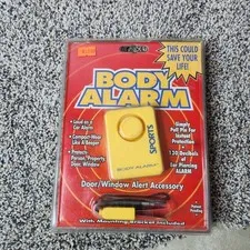 NEW Yellow Body Multi Purpose Ear Piercing Alarm DAC Technologies ALR112-A 130dB
